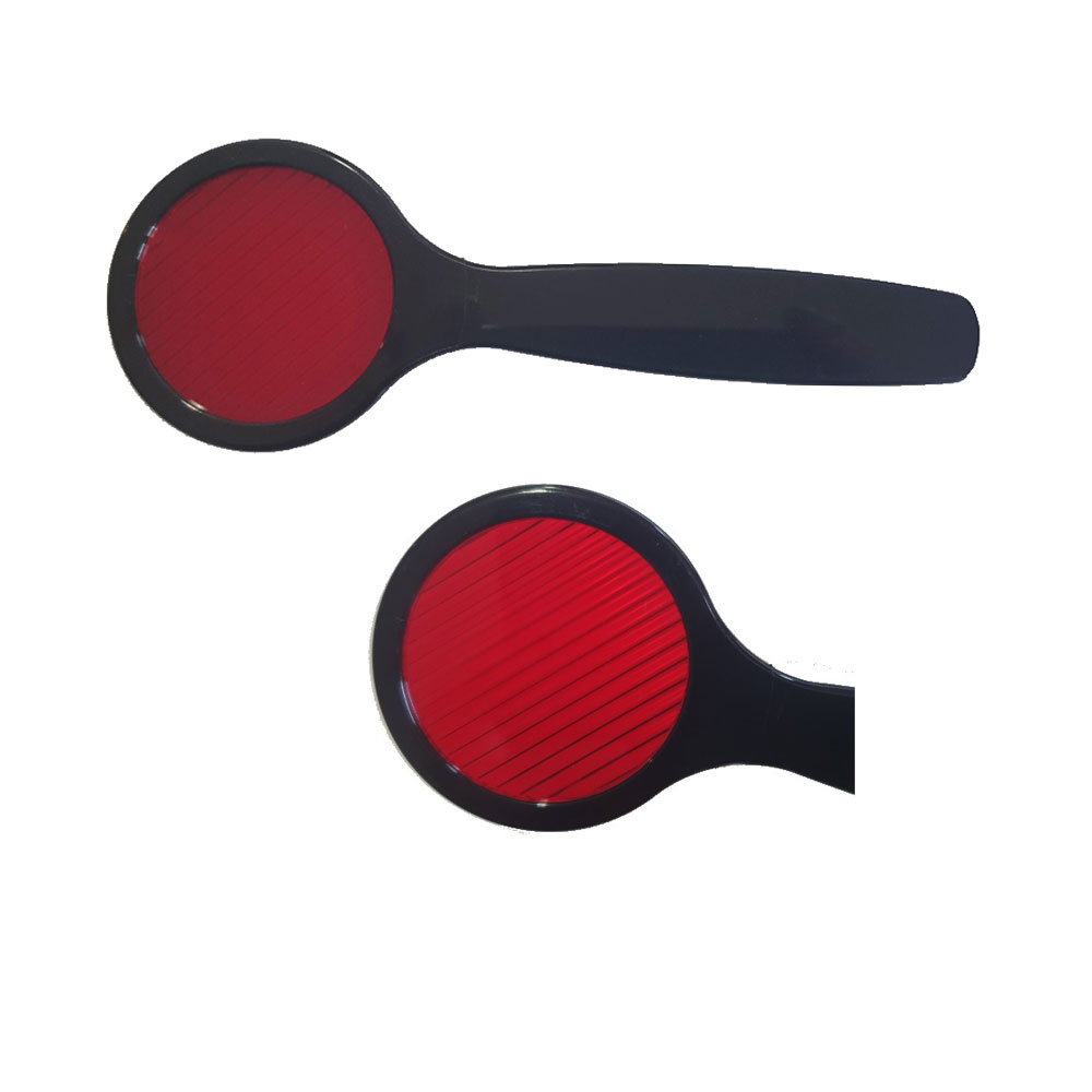 Lentille Maddox rouge