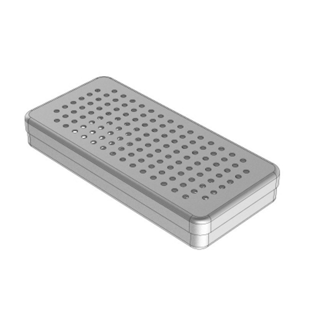 Boîte Aluminium perforé