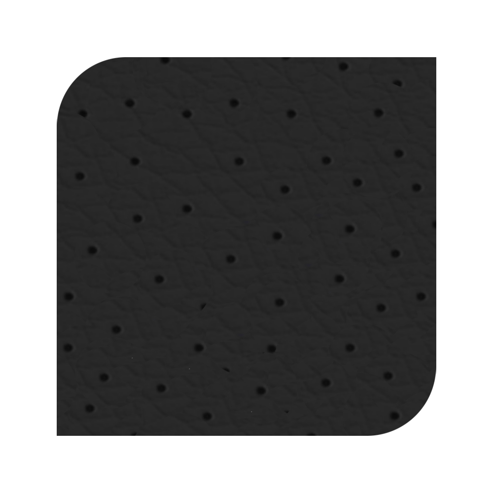 Microfibre Onsteam Perforé - 0,7mm - Noir